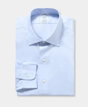 Camisa de corte regular non-iron de pinpoint elástico con cuello Ainsley
