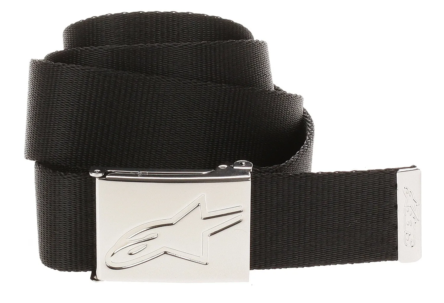 cinturón Alpinestars Ageless Web - Black/Chrome - men´s