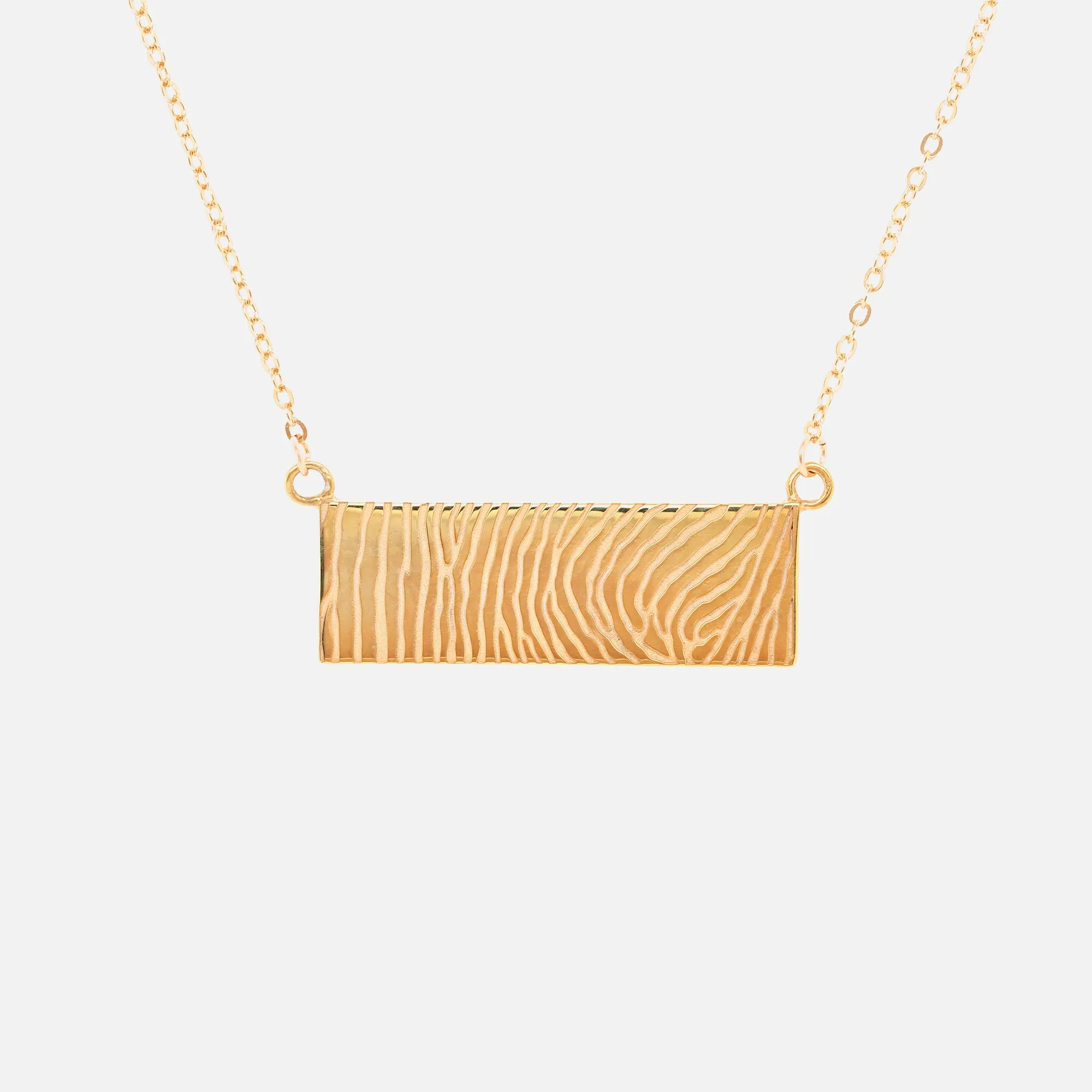 Collar Plaquita Fingerprint