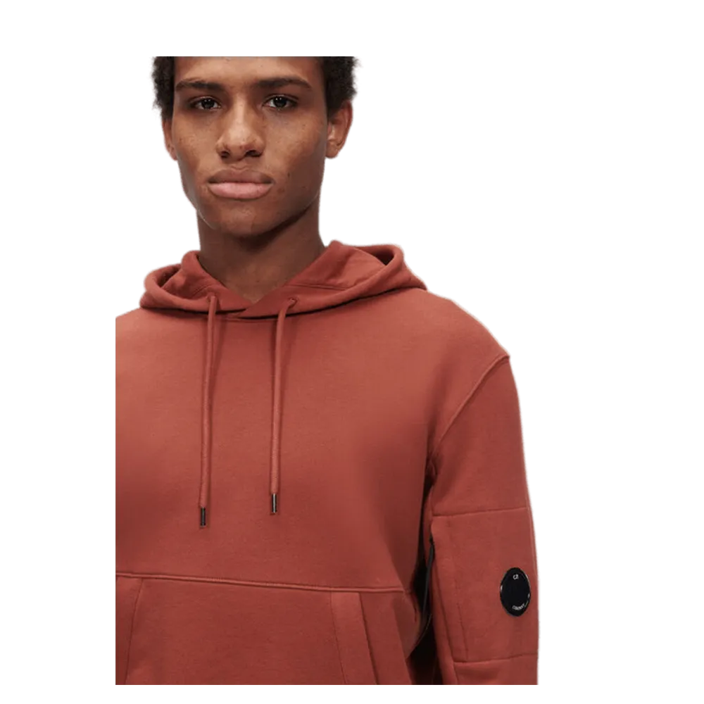 C.P. Company Sweatshirt - Sweat Hooded Henna Brown Men 14CMSS023A005086W-349
