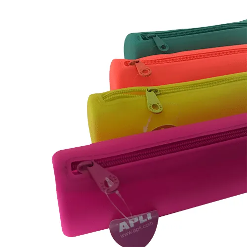Estuche Silicona Redondo Fluorescente  Rosa