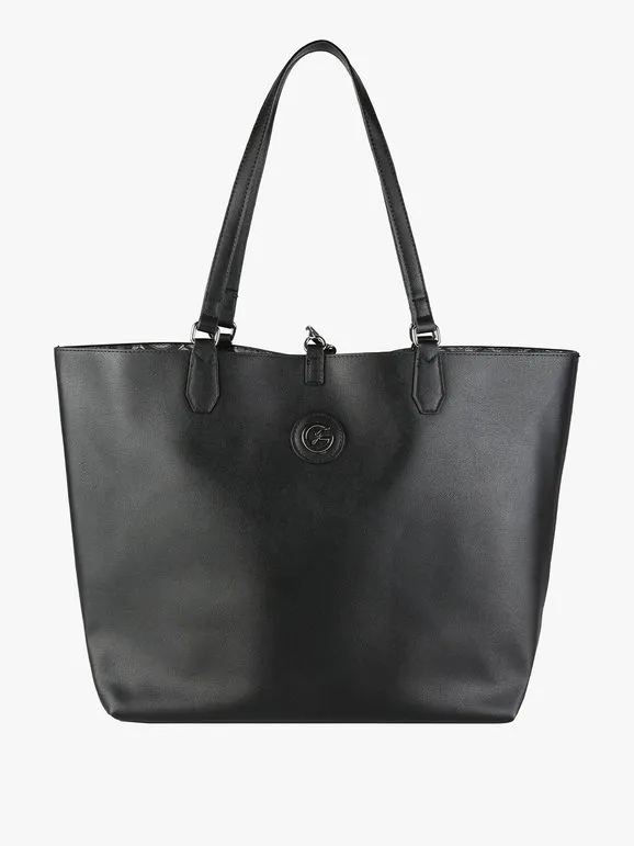 Gattinoni Bolso tote reversible con clutch