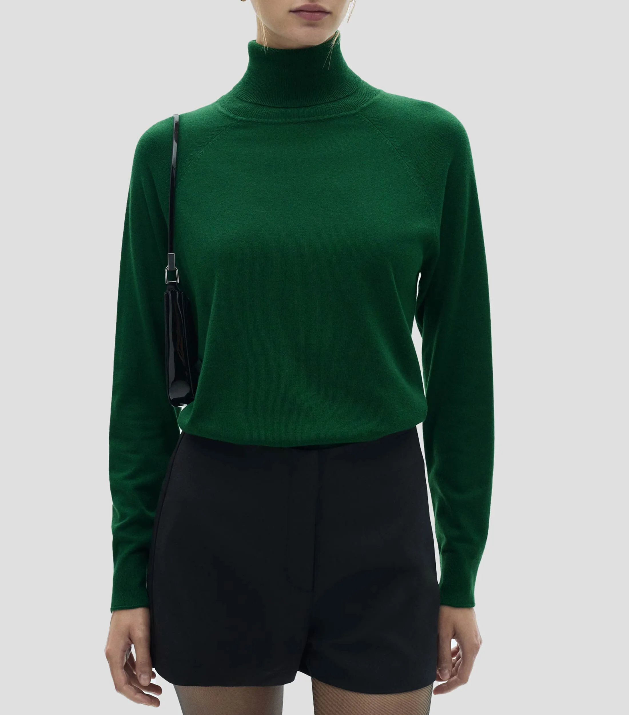Mango Suéter de cuello alto Mujer