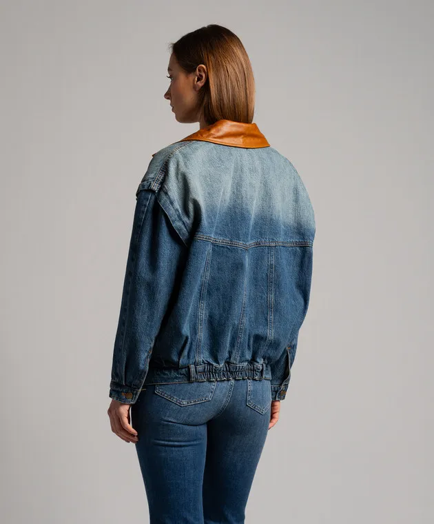 Max & Co Souvenirs of Life blue denim jacket
