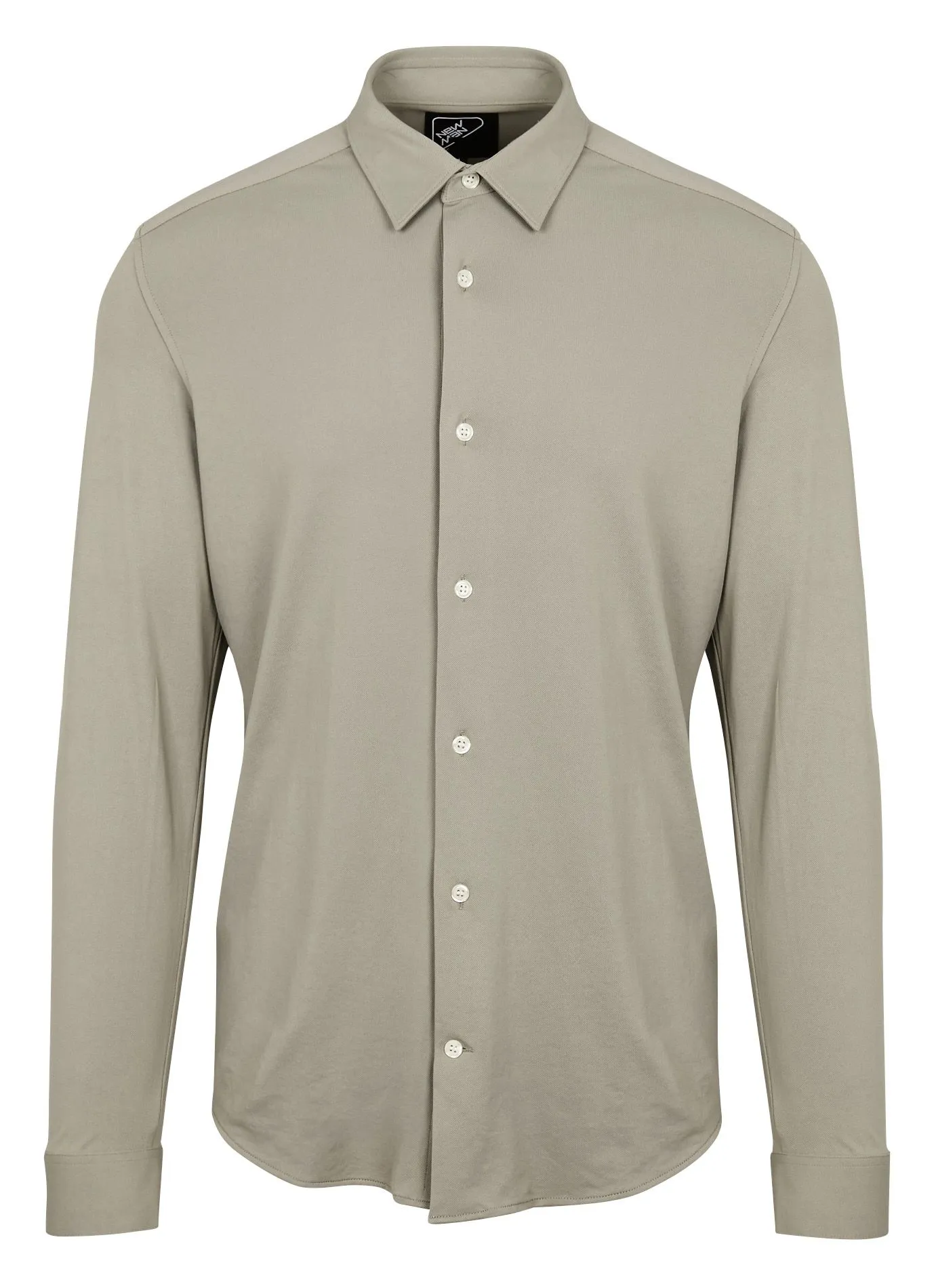 NEW MAN DAILY - Camisa con cuello clásico en caqui