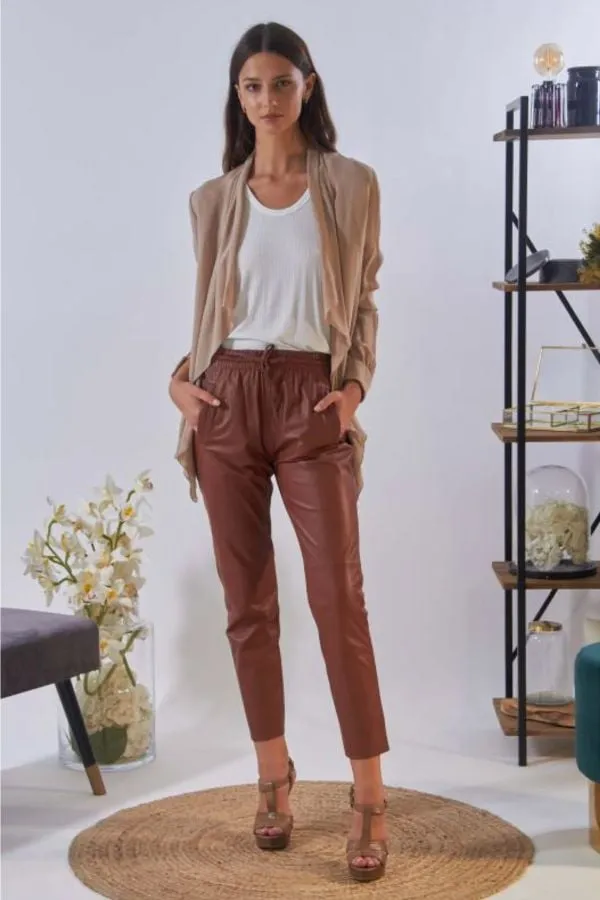 Pantalon Mujeres Oakwood Gift Marron Clair 503