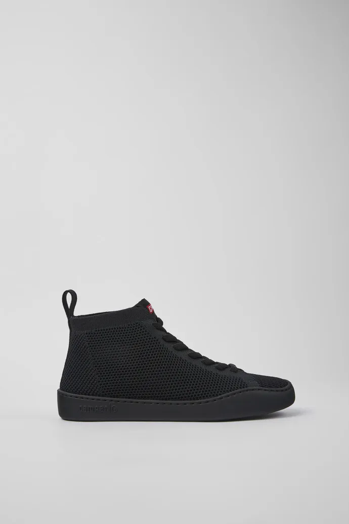 Peu Touring Sneakers negras de punto de una pieza para mujer