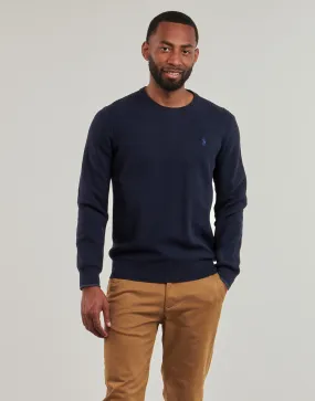 PULL COL ROND EN COTON TEXTURE