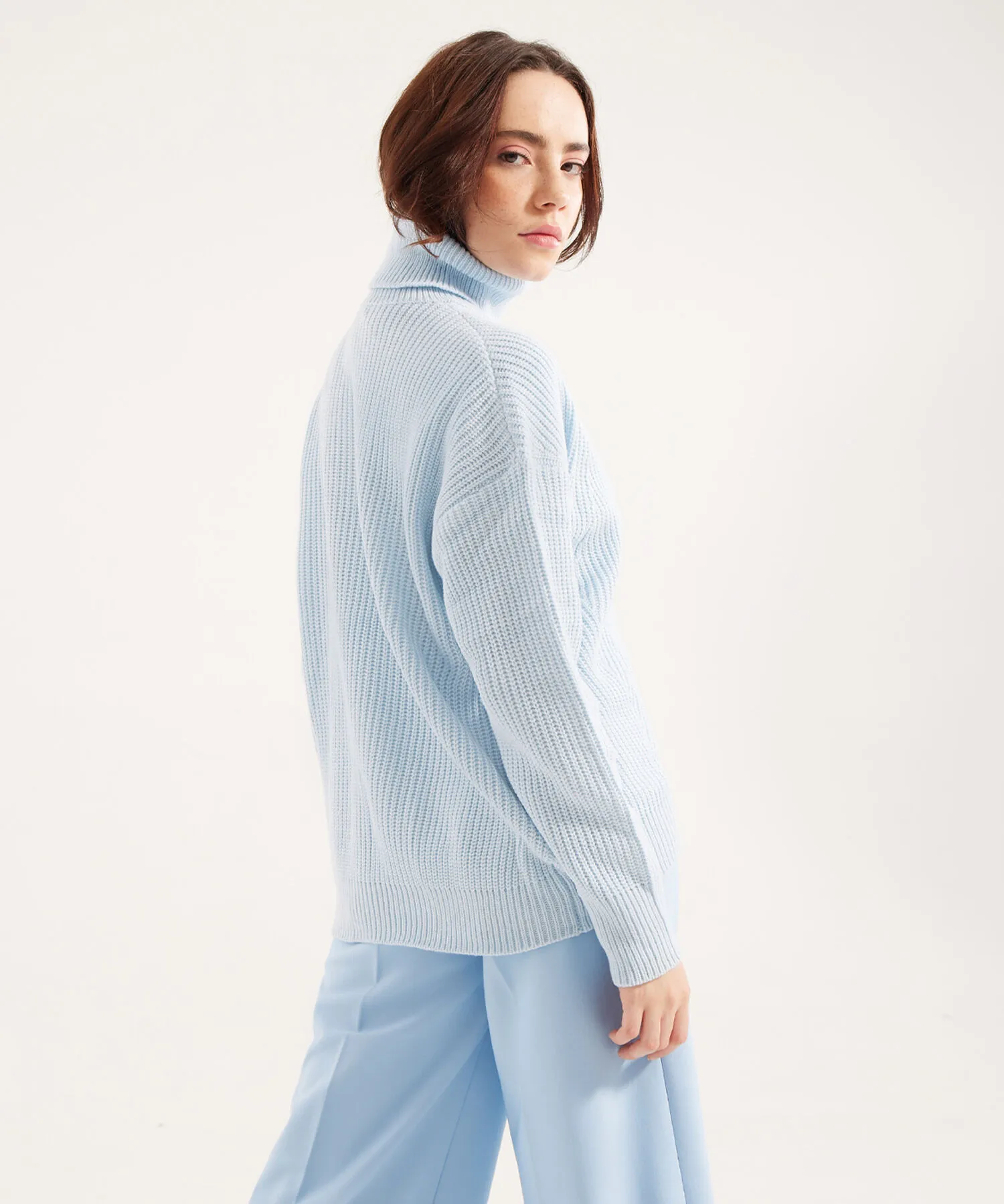Saco Tejido Cuello Alto-