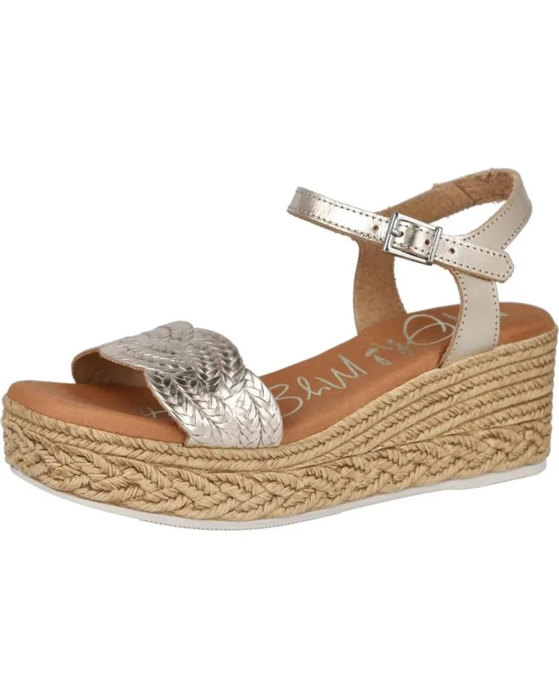 Sandalias OH MY SANDALS  de Mujer 5461 SANDALIAS DE CUNA ALTA MUJER  CHAMPAN