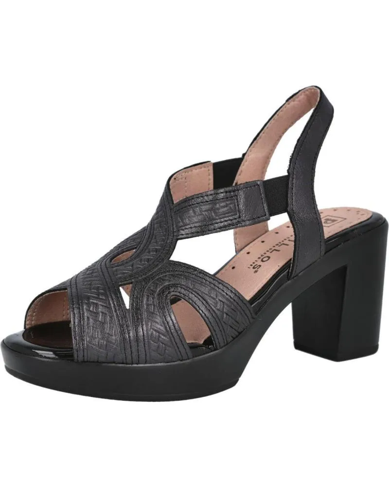 Sandalias PITILLOS  de Mujer 2812 SANDALIAS TACON MUJER  NERO