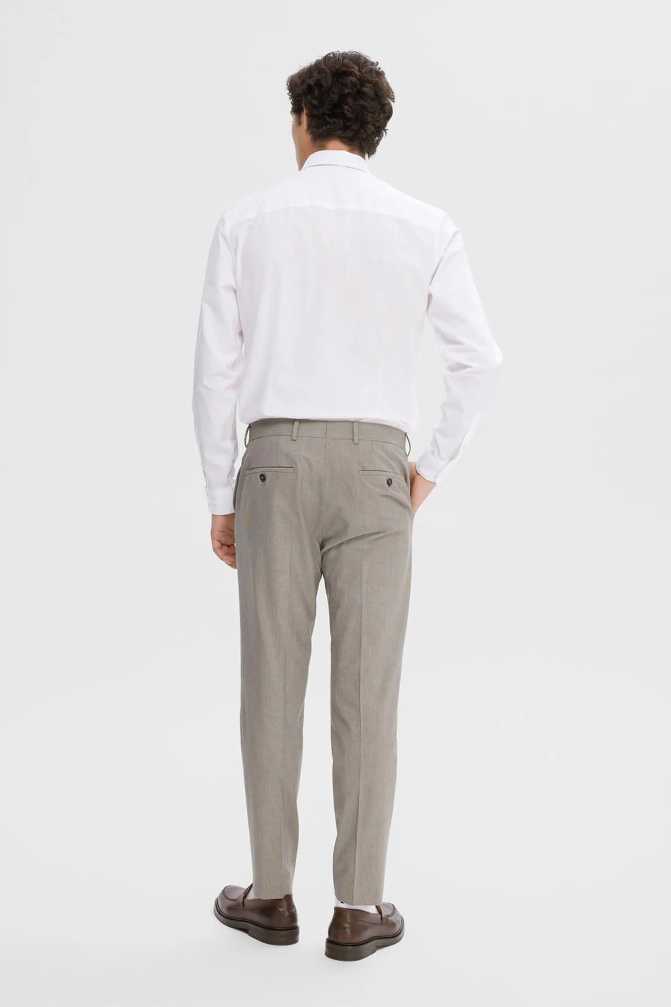 Selected Pantalon de traje Slim Fit de cuadros