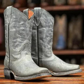 Tanner Mark Girl's Leather Square Toe Boots - Miranda