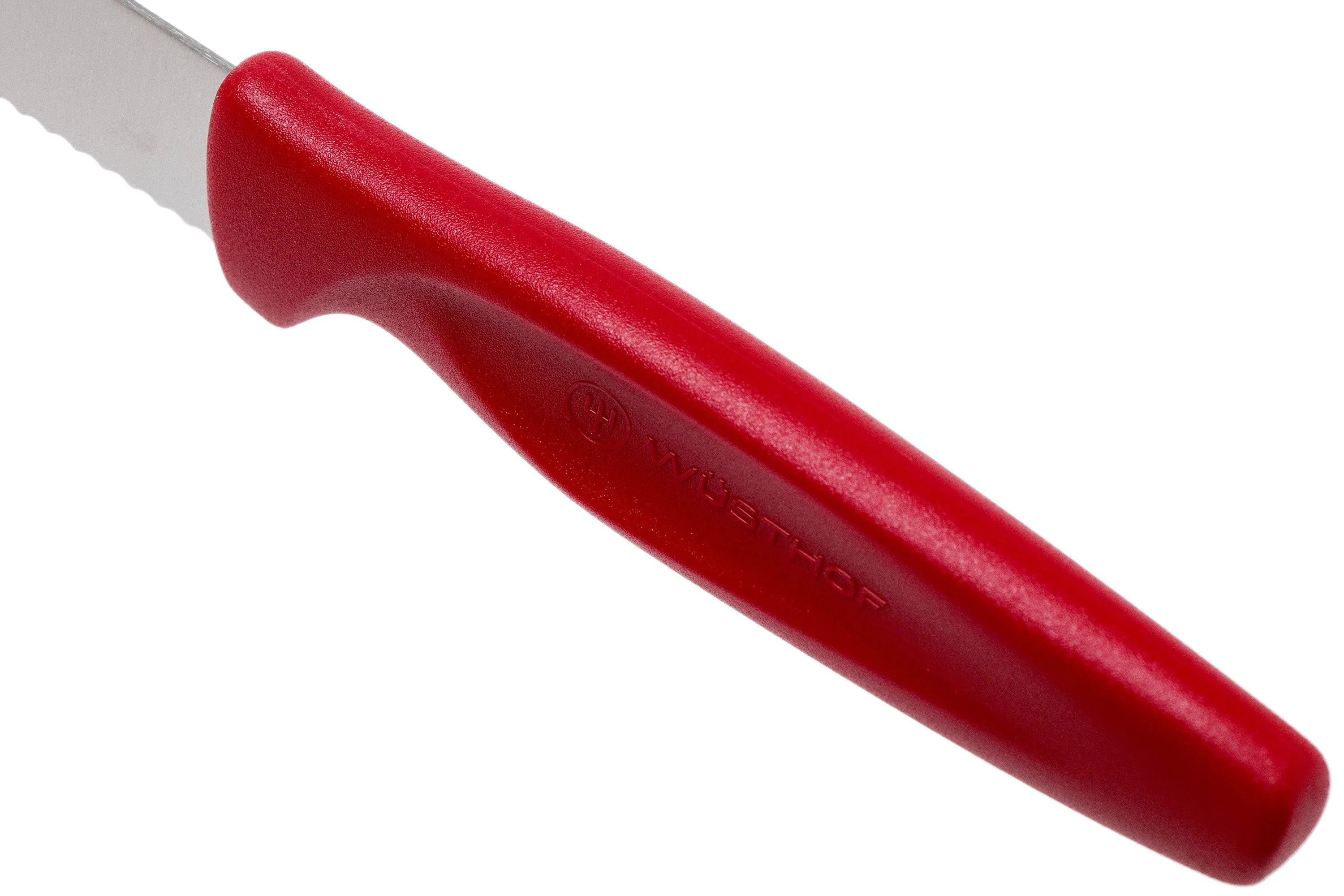 Wüsthof Create Collection juego de cuchillos para pizza/carne, 2-piezas, rojo