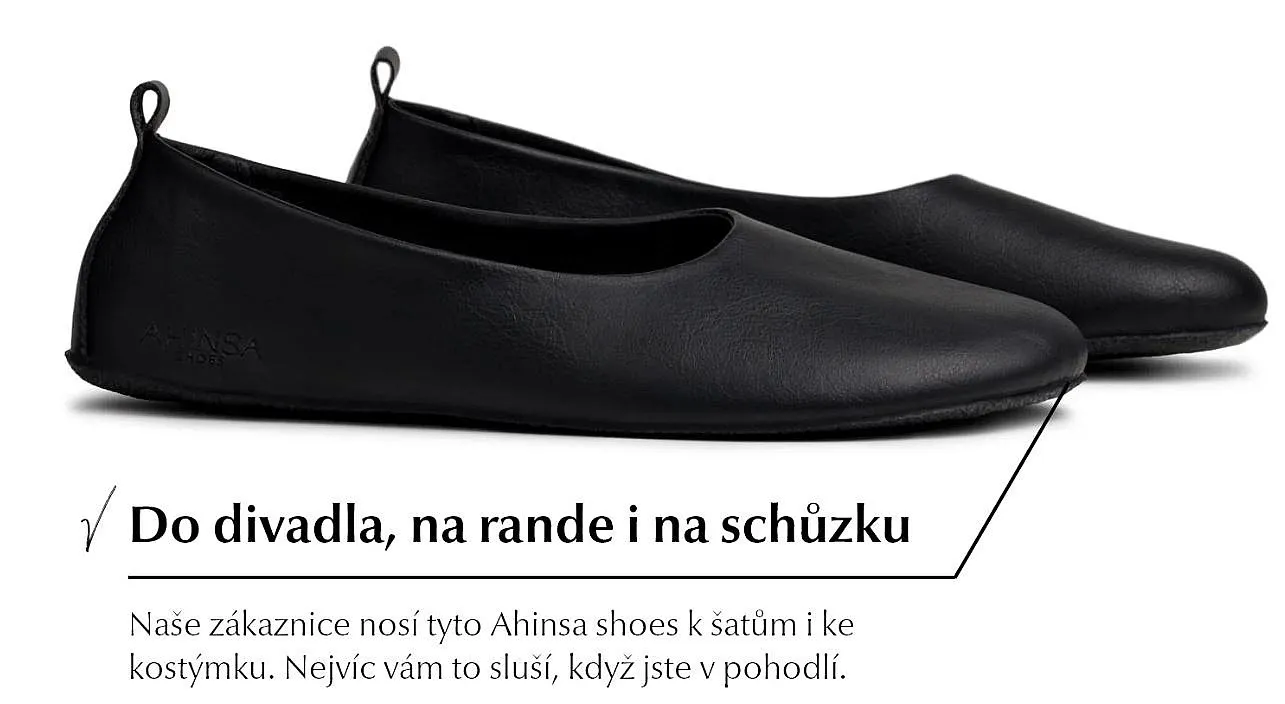 zapatos Ahinsa Shoes Chic - Black - women´s