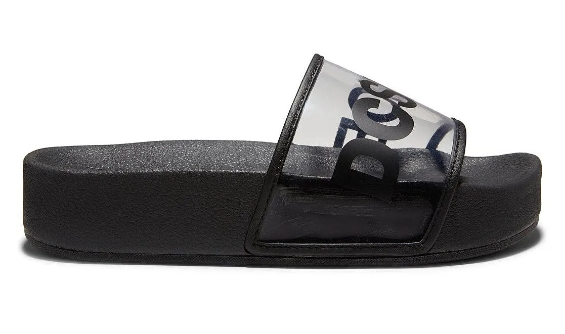 zapatos DC DC Slide Platform SE - BB2/Black/Black - women´s