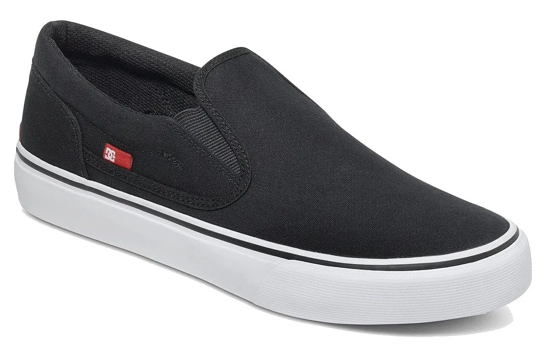 zapatos DC Trase Slip-On TX - BKW/Black/White - men´s