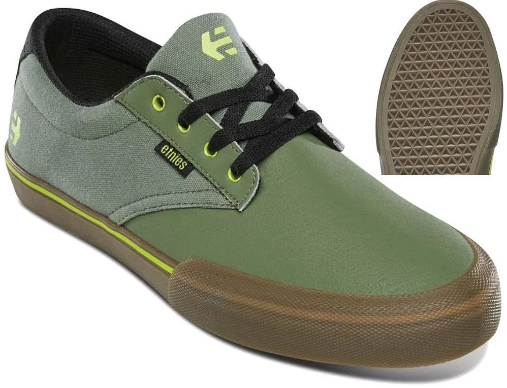 zapatos Etnies Jameson Vulc BMX - Green/Gum - men´s